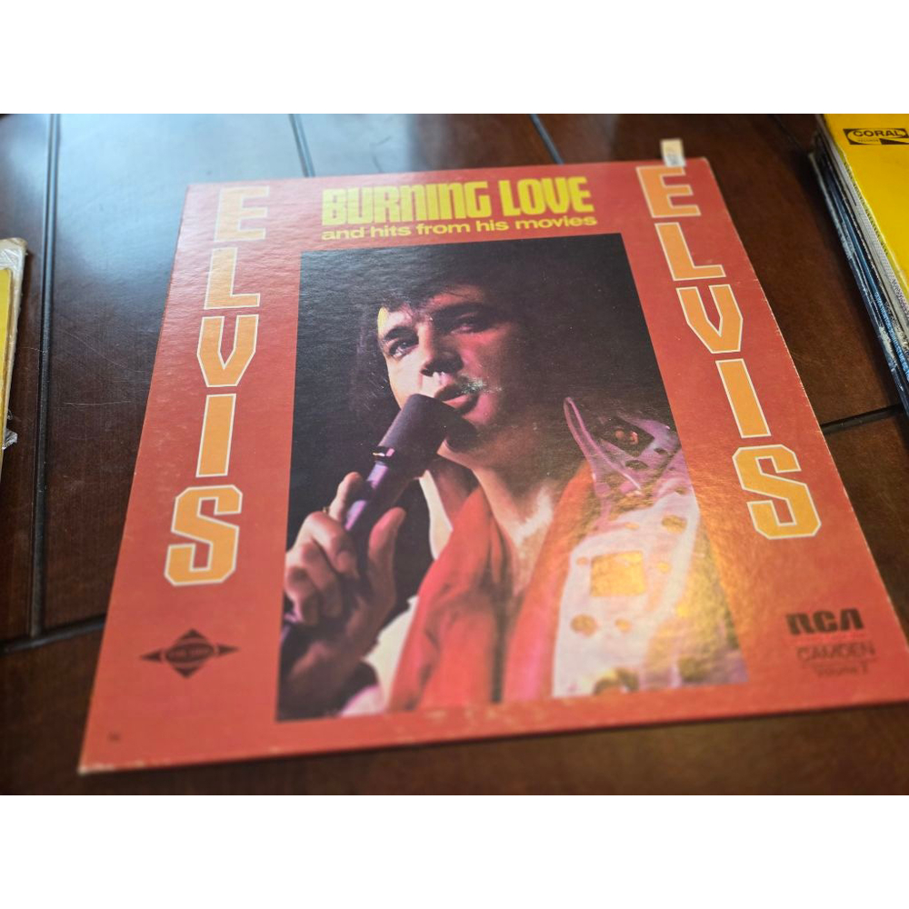Elvis Presley Burning Love & Hits From His Movies RCA Camden Vinyl Record M27